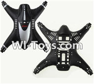 MJX X402 X402H Spare Parts-02 Upper and Bottom shell cover-Black,MJX X402H X402 RC Quadcopter Drone Spare Parts Replacement Accessories